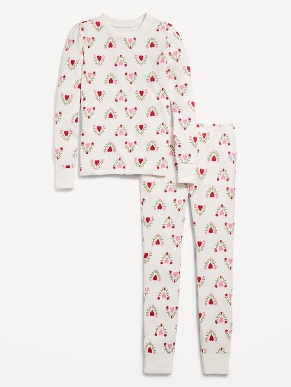 Old Navy Printed Snug-Fit Graphic Pajama Set for Girls